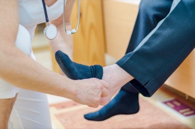 Caregiver providing respectful assistance with activities of daily living