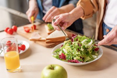 Fresh nutritious homemade meals prepared daily for residents